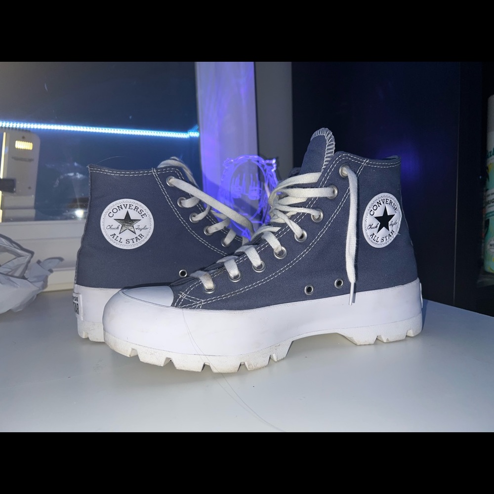 Platform lugged converse